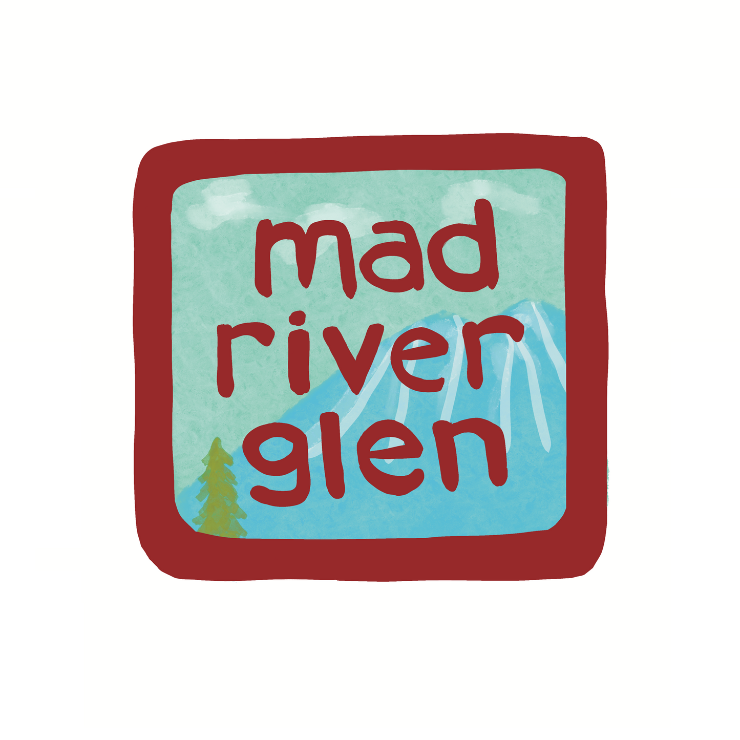 Destination: Mad River Glen Vermont - Ski - Sticker or Magnet