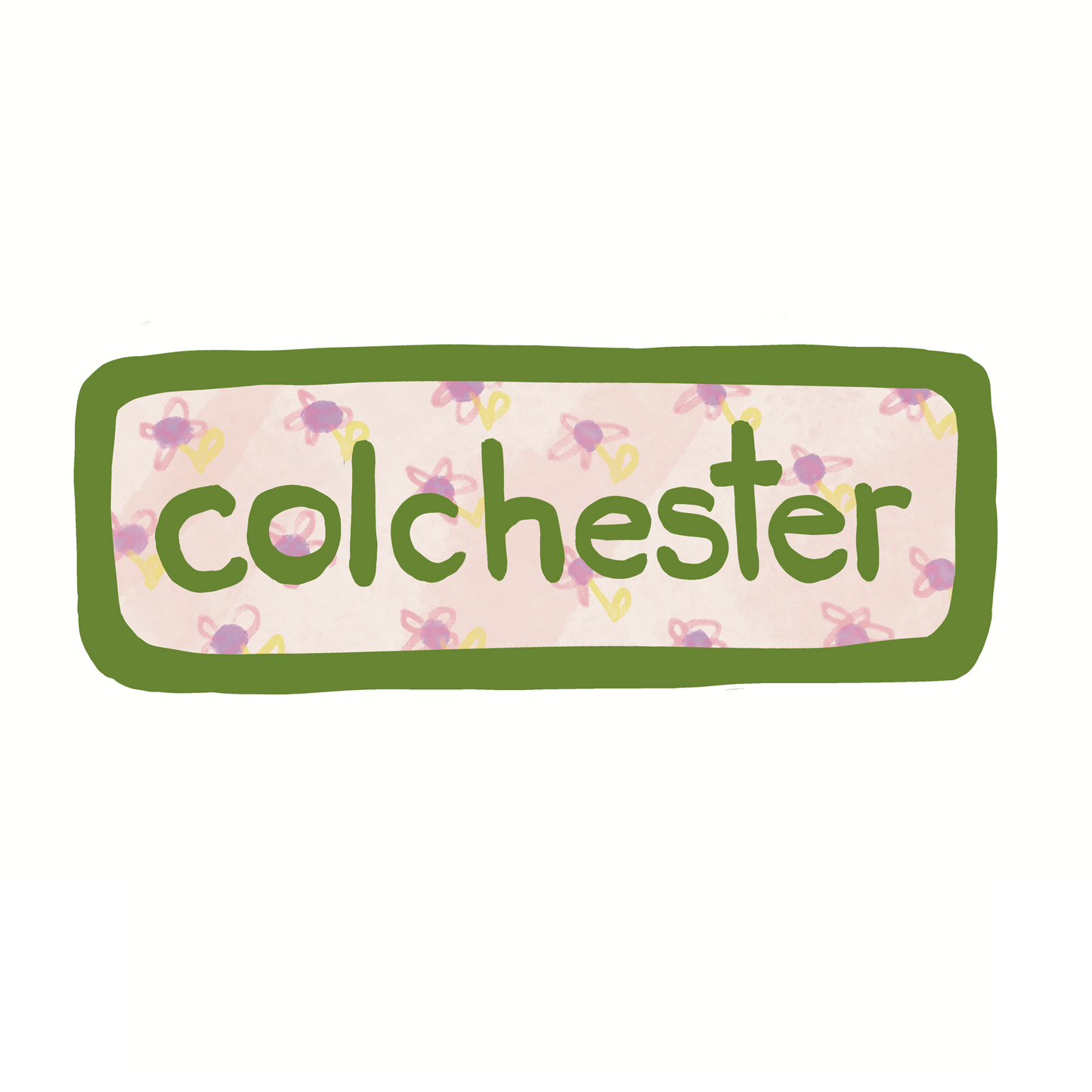 Destination: Colchester Vermont - Calico - Sticker or Magnet