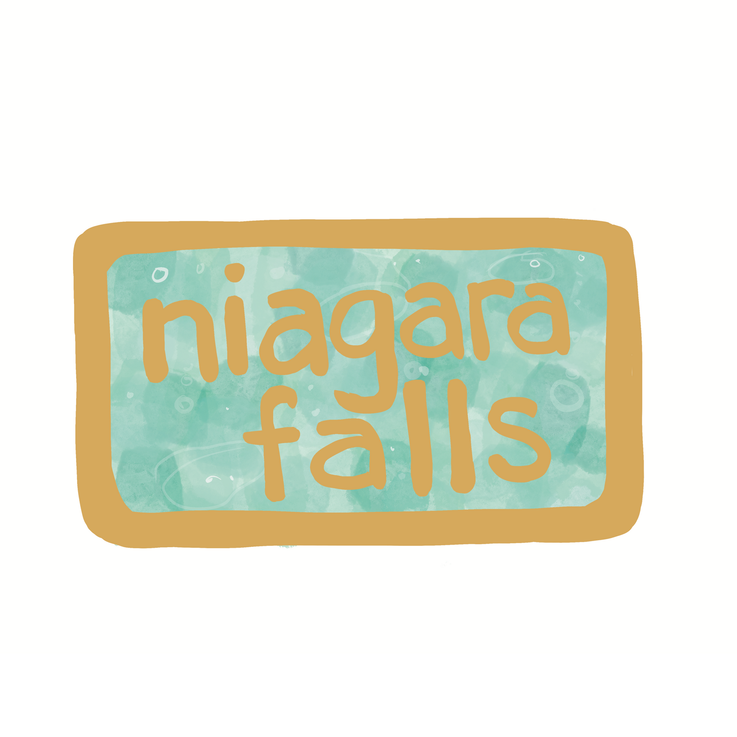 Niagara Falls - Water - Sticker, Magnet, Postcard, or Print