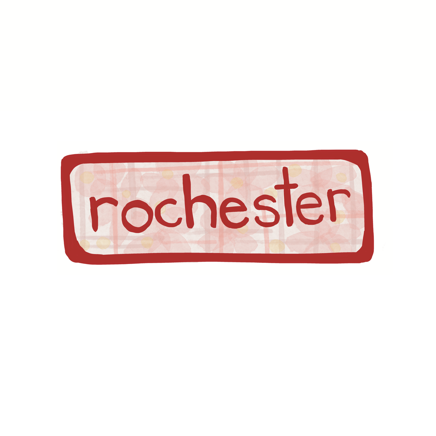 Rochester - Flowers - Sticker, Magnet, Postcard, or Print