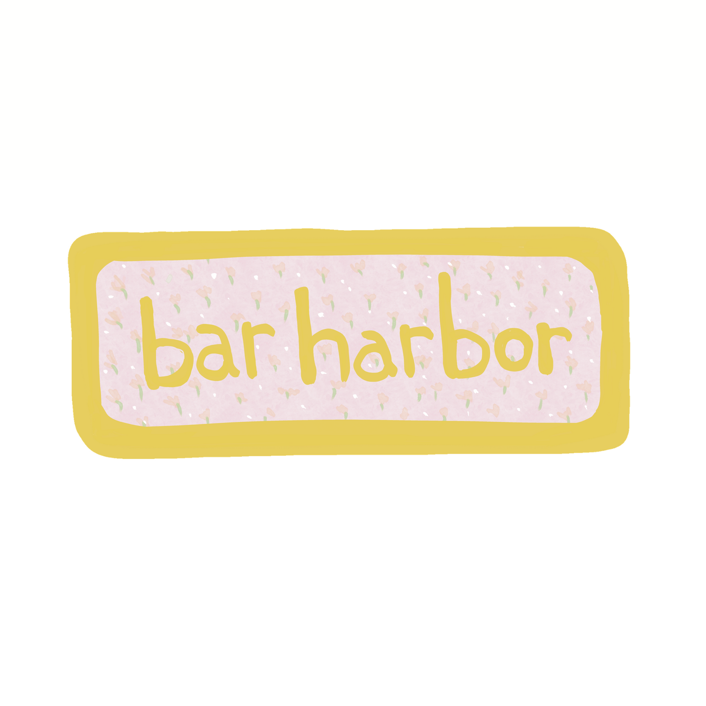 Bar Harbor - Calico - Sticker, Magnet, Postcard, or Print