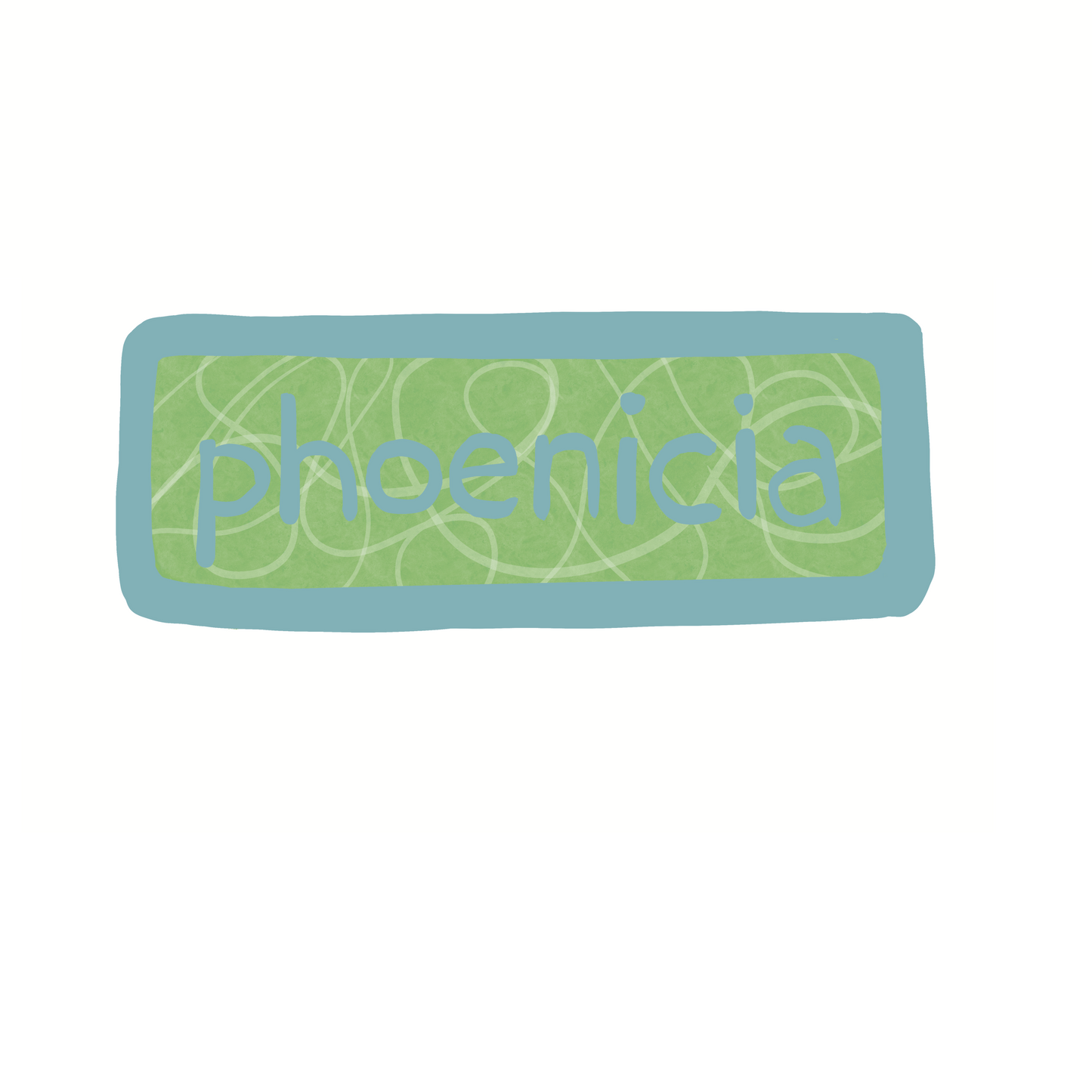 Destination: Phoenicia New York - Swirls - Sticker or Magnet