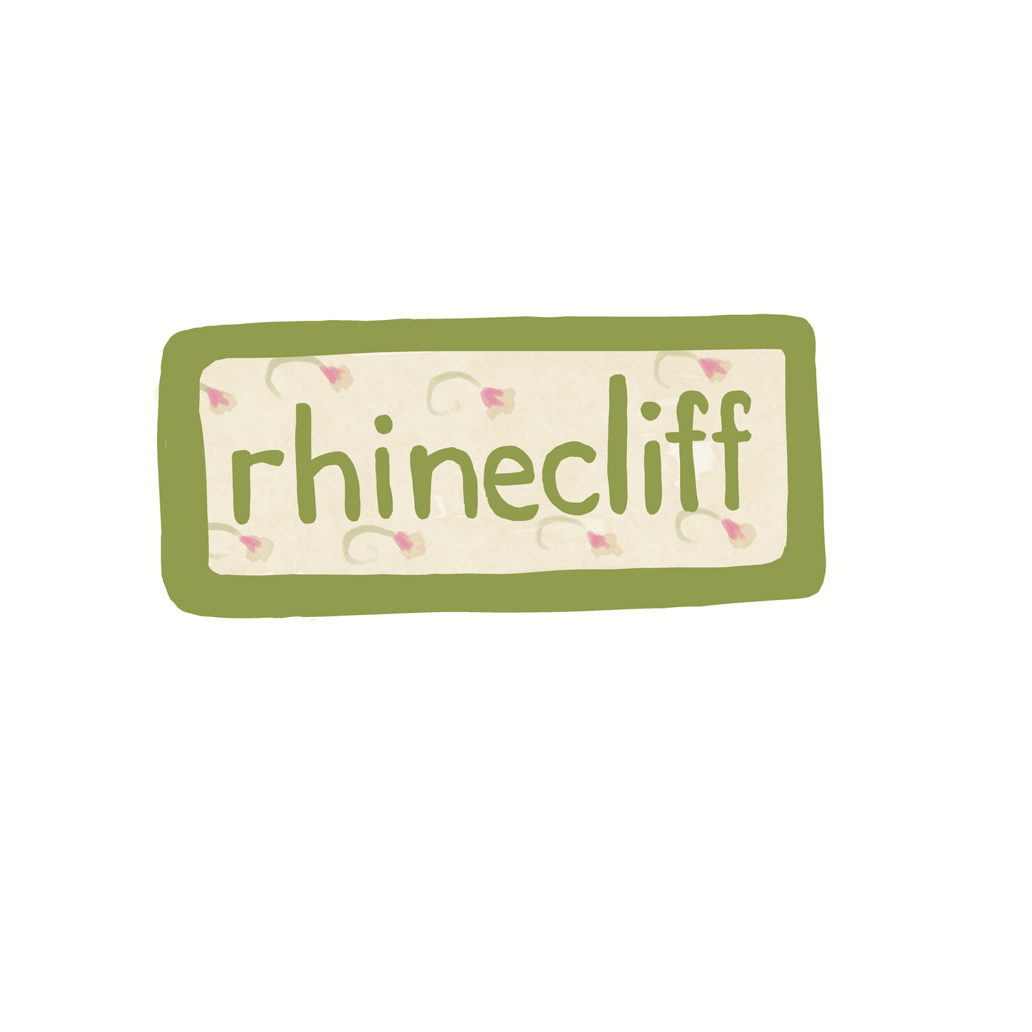 Destination: Rhinecliff New York - Floral - Sticker or Magnet