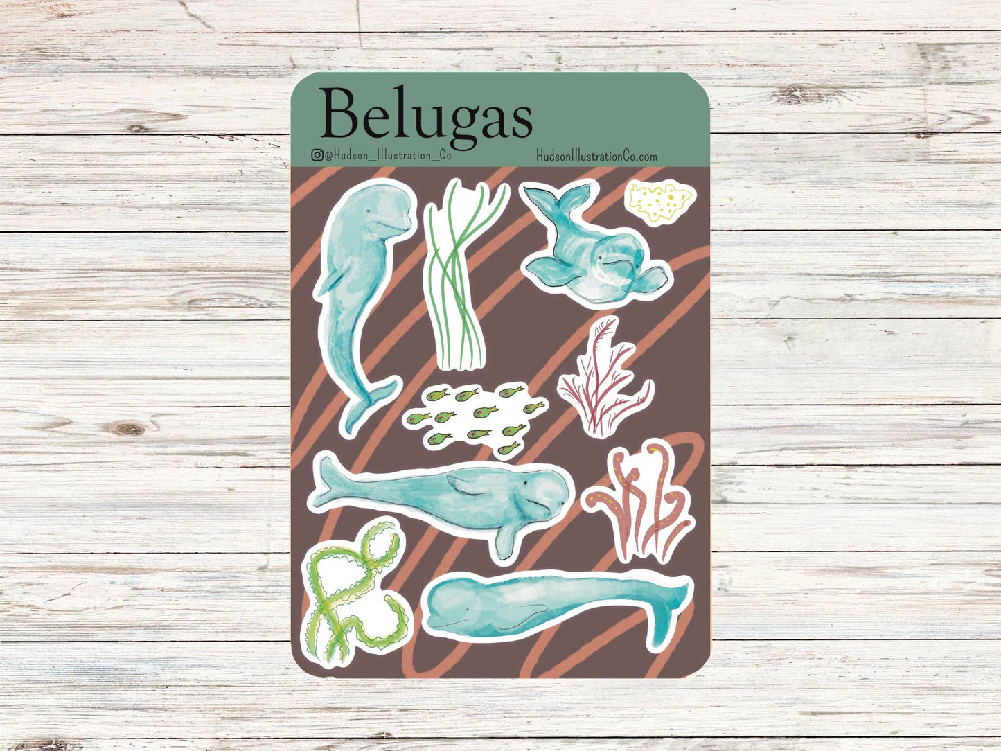 Belugas Sticker Sheet