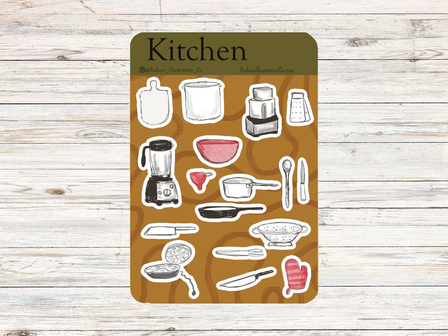 Kitchen Sticker Sheet