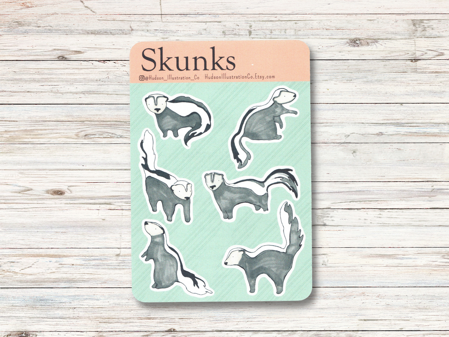 Skunks Sticker Sheet