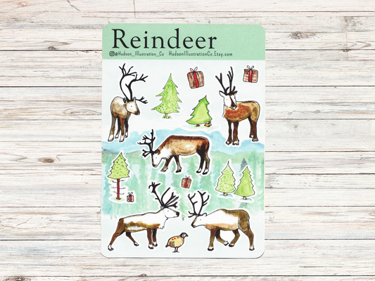 Reindeer Sticker Sheets