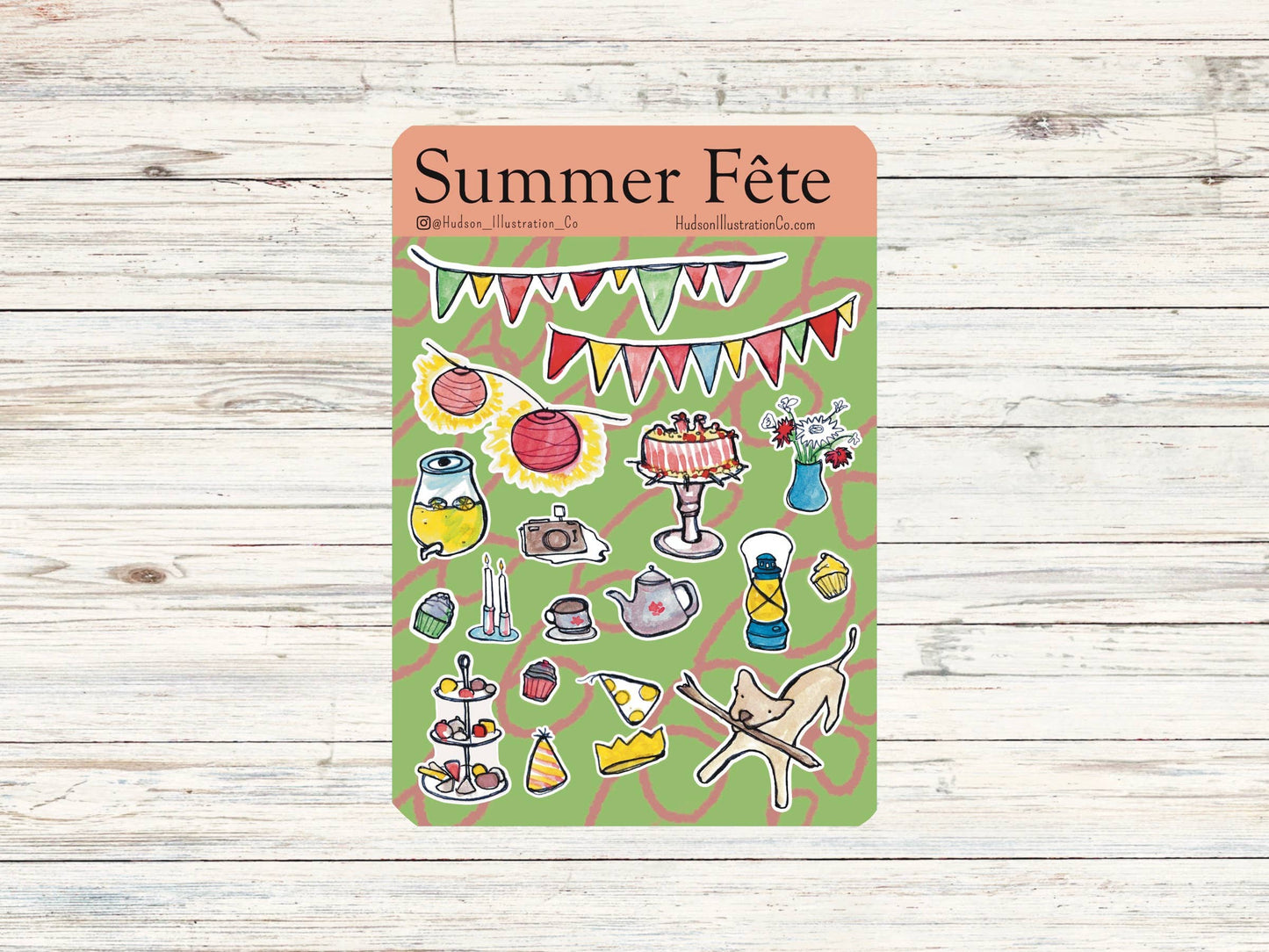 Summer Fete Sticker Sheet