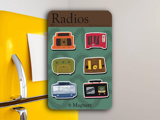 Radios Flexible Fridge Magnets