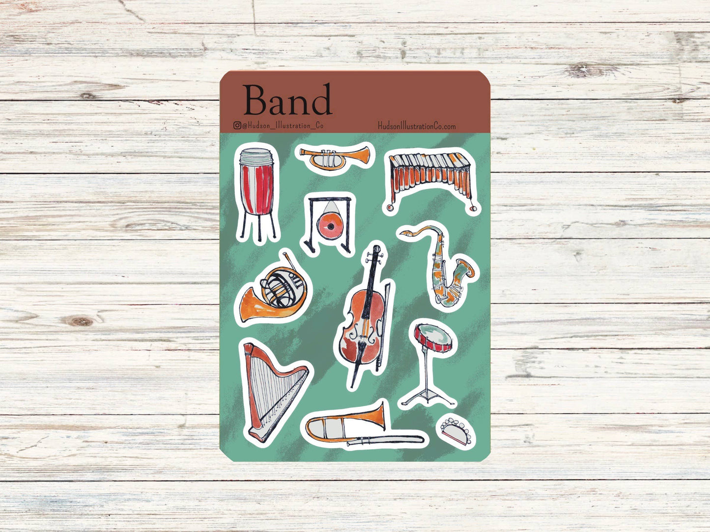 Band Sticker Sheet