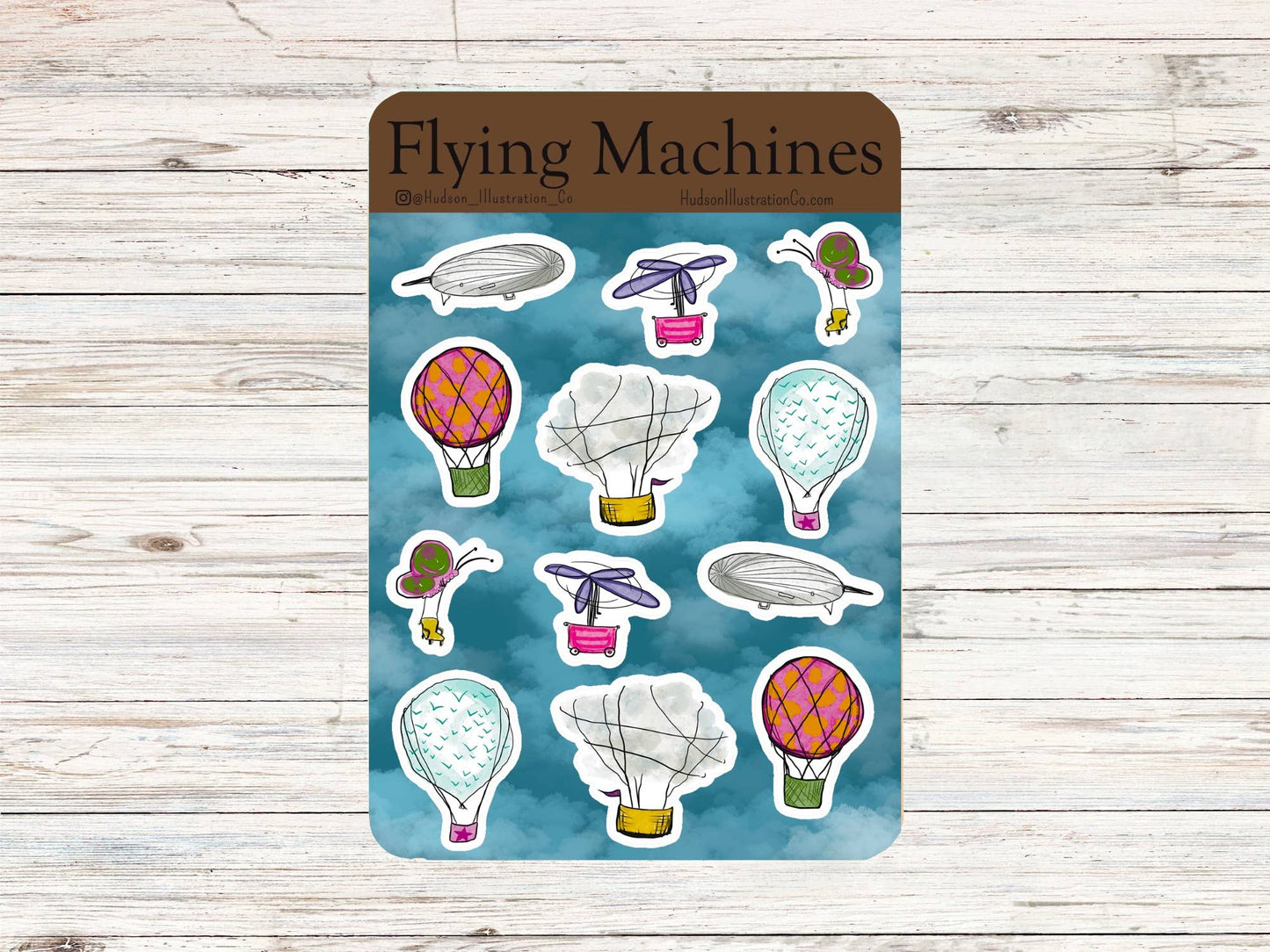 Flying Machines Sticker Sheet