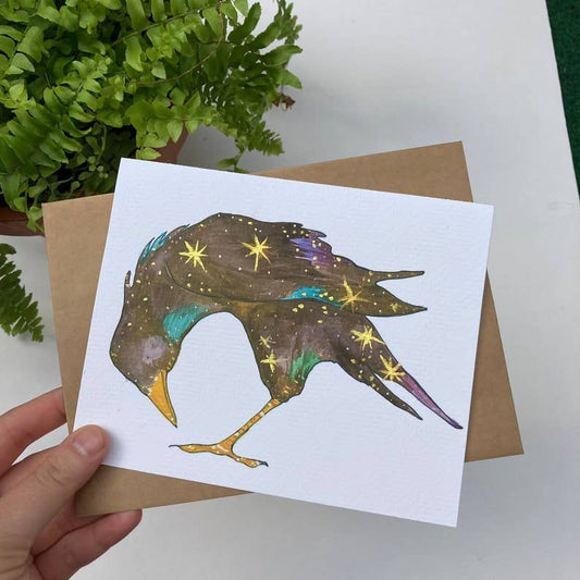 Crow Note Card