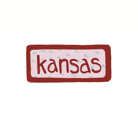 Kansas - Calico - Sticker, Magnet, Postcard, or Print