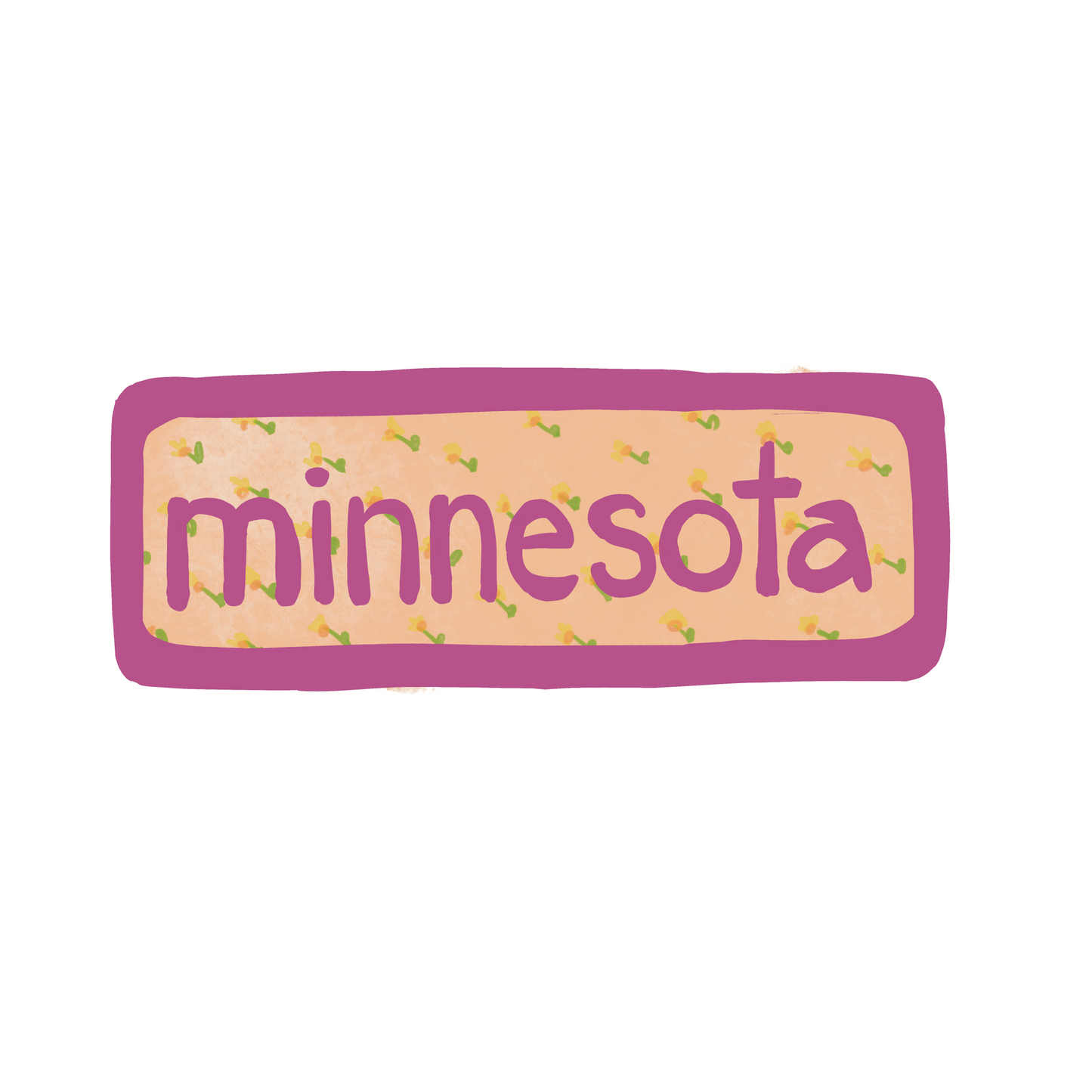 Minnesota - Calico - Sticker, Magnet, Postcard, or Print