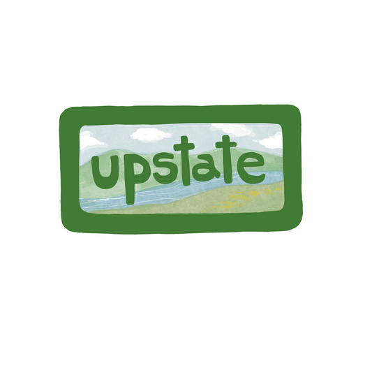 Upstate NY - Hills - Sticker, Magnet, Postcard, or Print