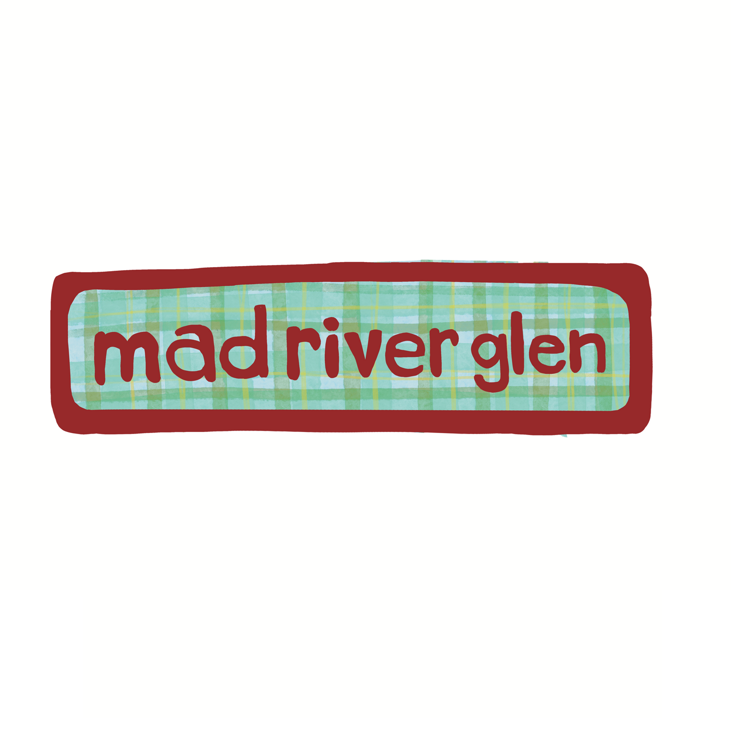 Destination: Mad River Glen Vermont - Plaid - Sticker or Magnet