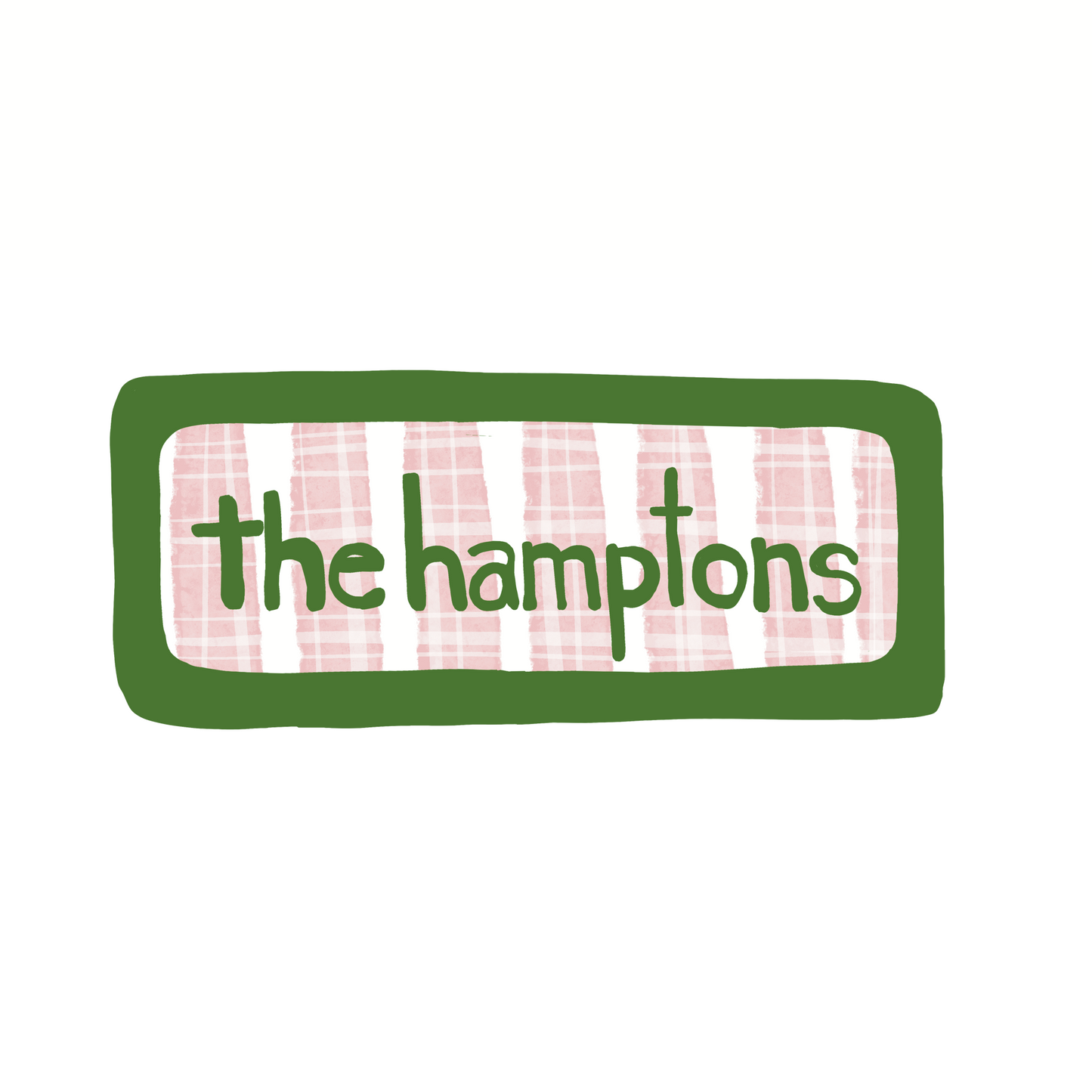 Destination: The Hamptons, Long Island New York - Sticker or Magnet