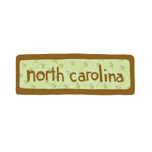 North Carolina - Calico - Sticker, Magnet, Postcard, or Print
