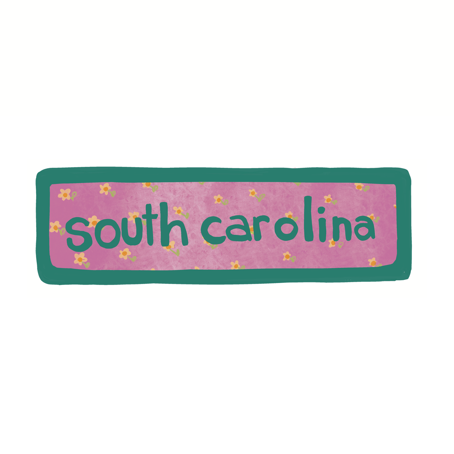 South Carolina - Calico - Sticker, Magnet, Postcard, or Print