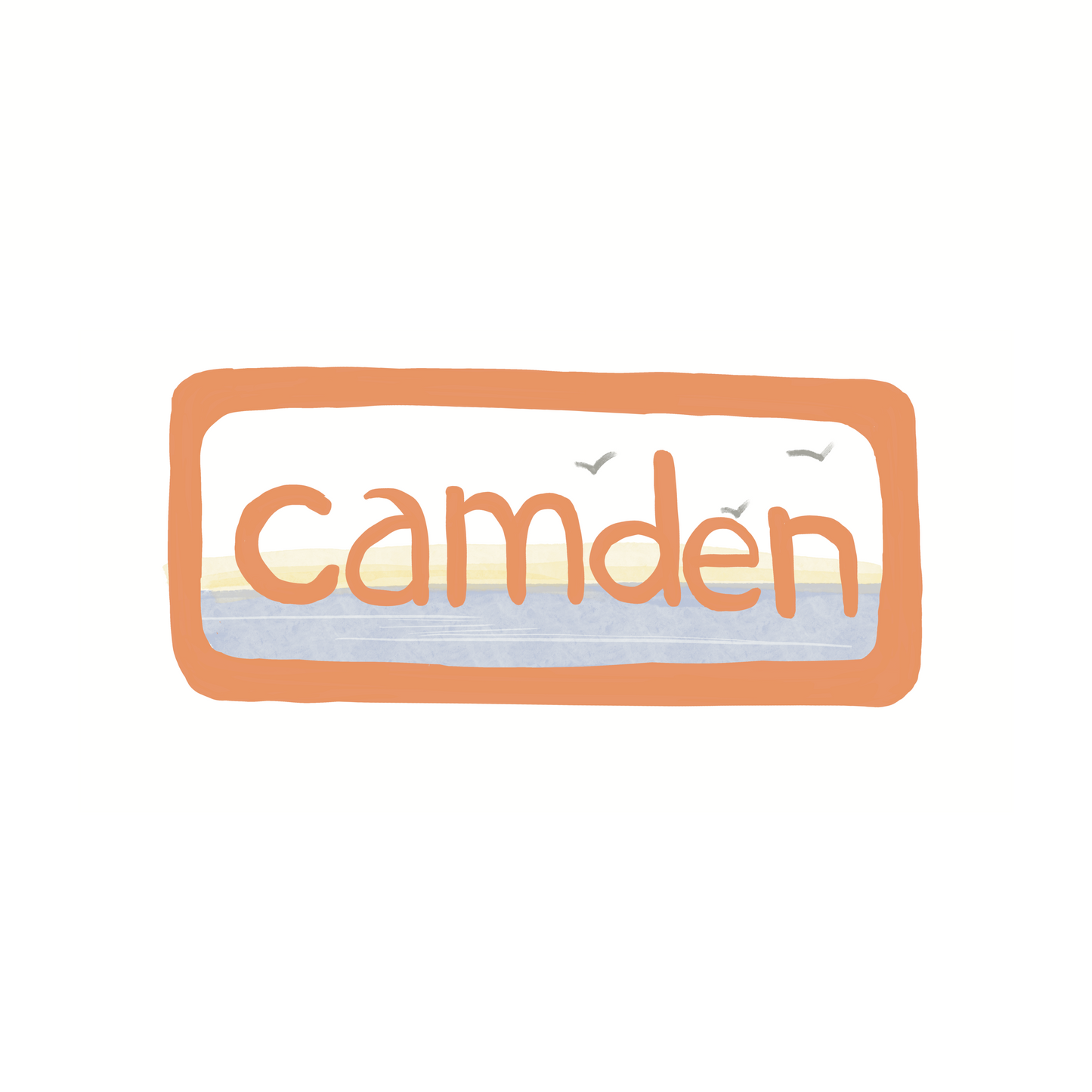 Camden - Sea - Sticker, Magnet, Postcard, or Print