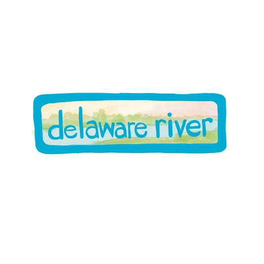 Delaware River - Sky - Sticker, Magnet, Postcard, or Print
