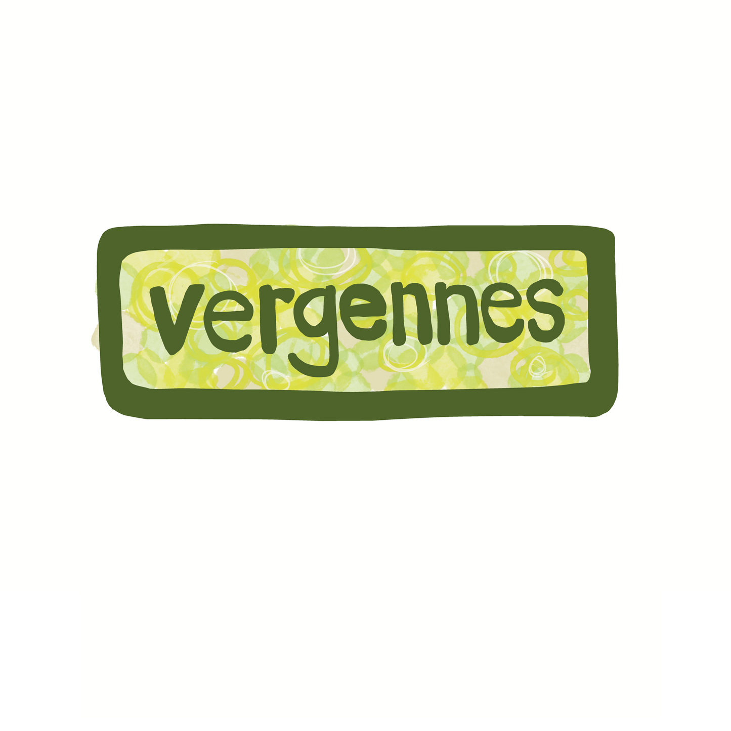 Destination: Vergennes Vermont - Green - Sticker or Magnet