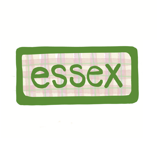 Essex - Plaid - Sticker, Magnet, Postcard, or Print