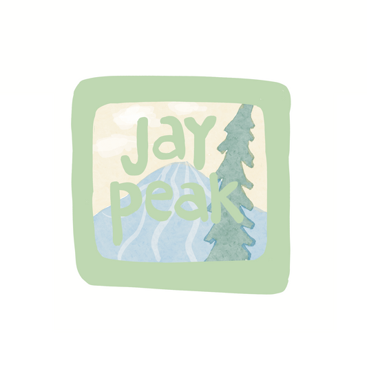 Jay Peak - Sticker, Magnet, Postcard, or Print