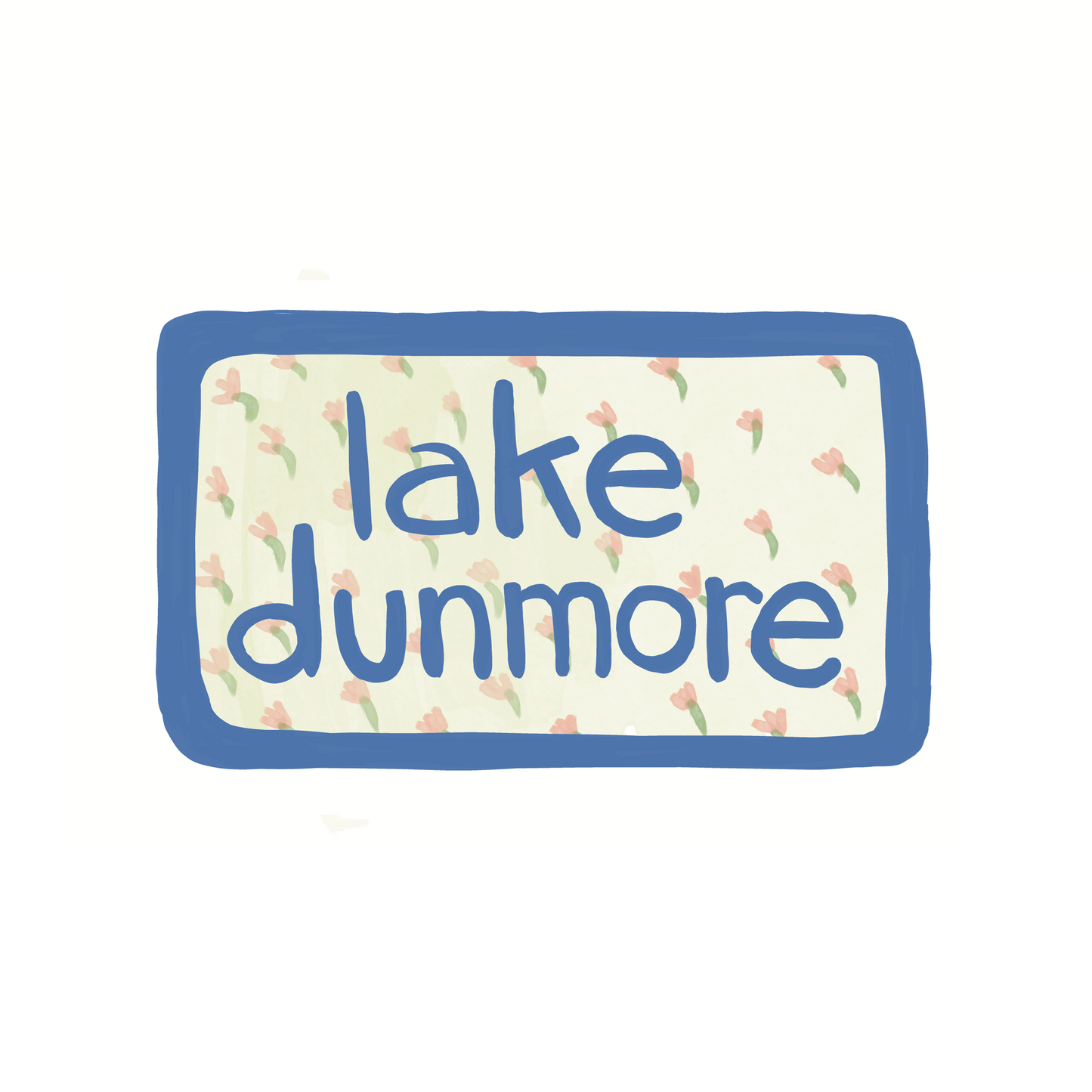 Lake Dunmore - Calico - Sticker, Magnet, Postcard, or Print