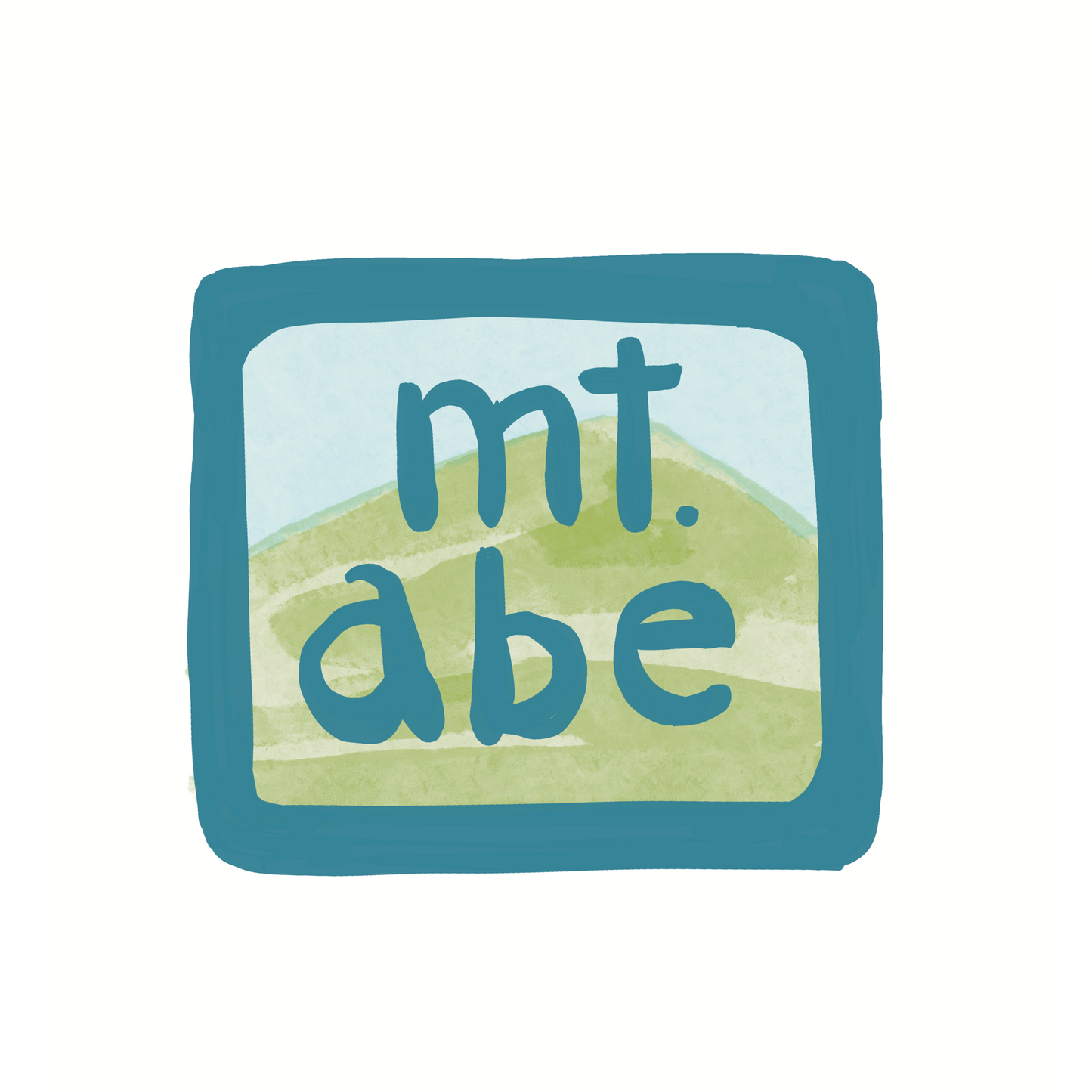 Mount Abraham - Sticker, Magnet, Postcard, or Print