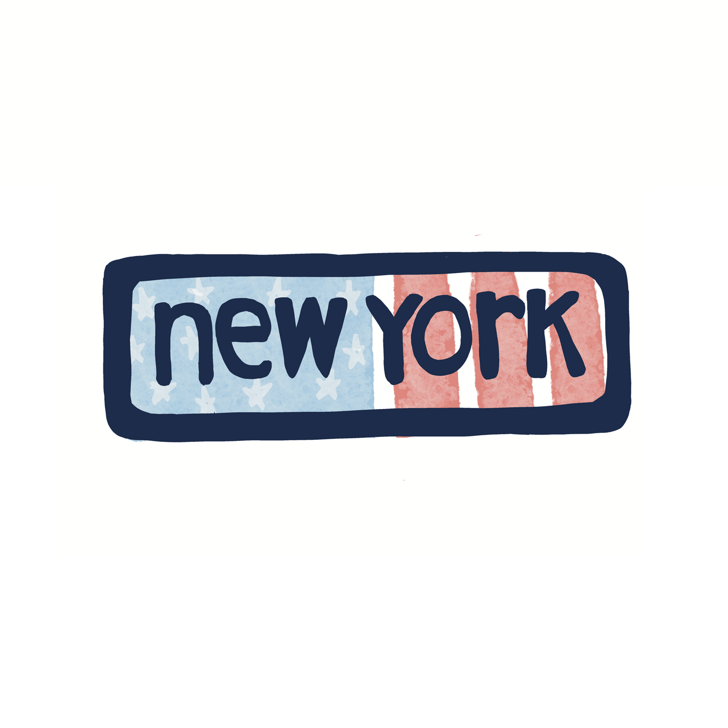 New York - America - Sticker, Magnet, Postcard, or Print
