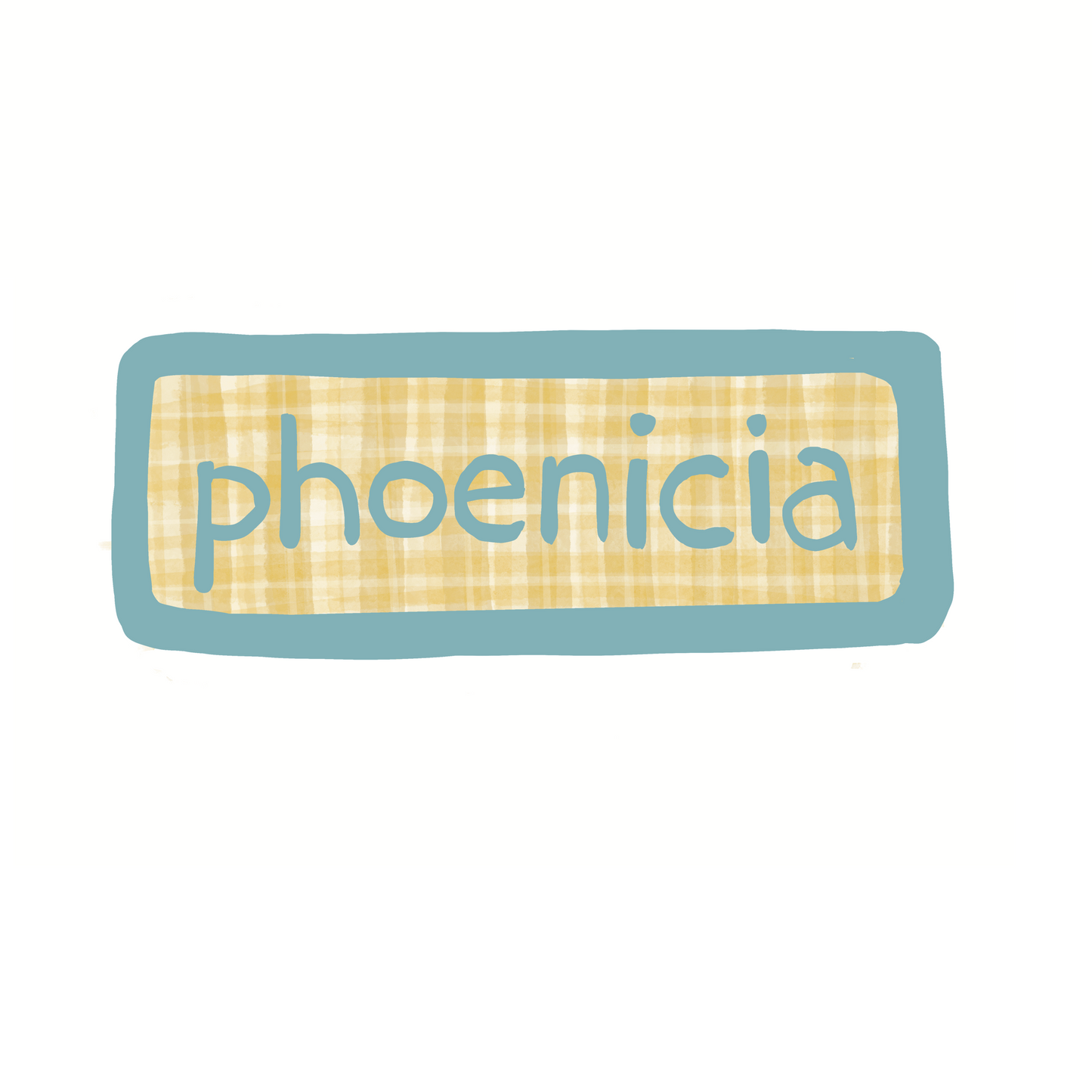 Destination: Phoenicia New York - Plaid - Sticker or Magnet