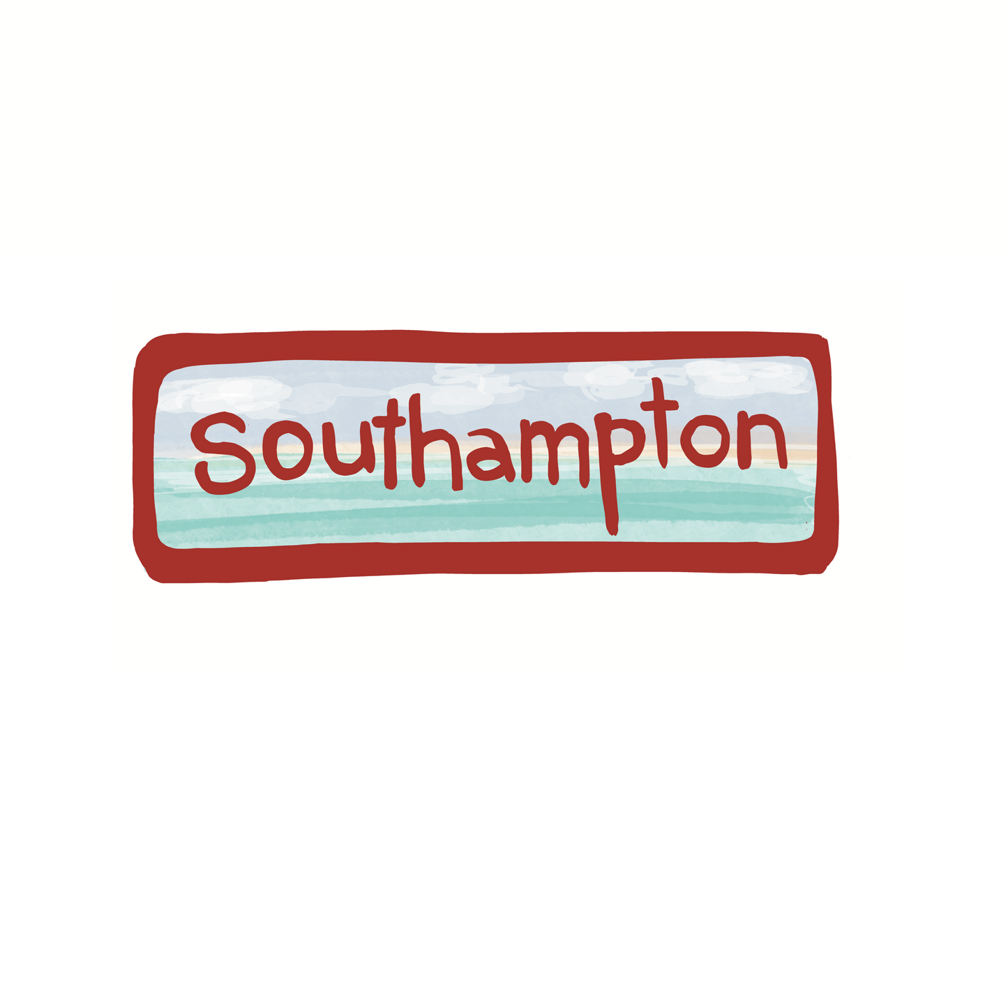 Southampton - Seaside - Sticker, Magnet, Postcard, or Print