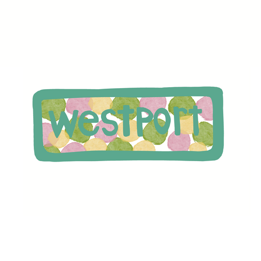 Westport - Dots - Sticker, Magnet, Postcard, or Print