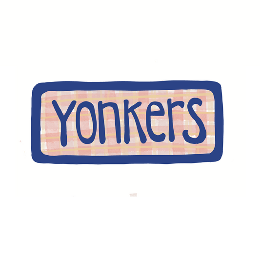 Yonkers - Plaid - Sticker, Magnet, Postcard, or Print
