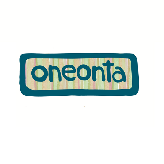 Oneonta - Stripes - Sticker, Magnet, Postcard, or Print