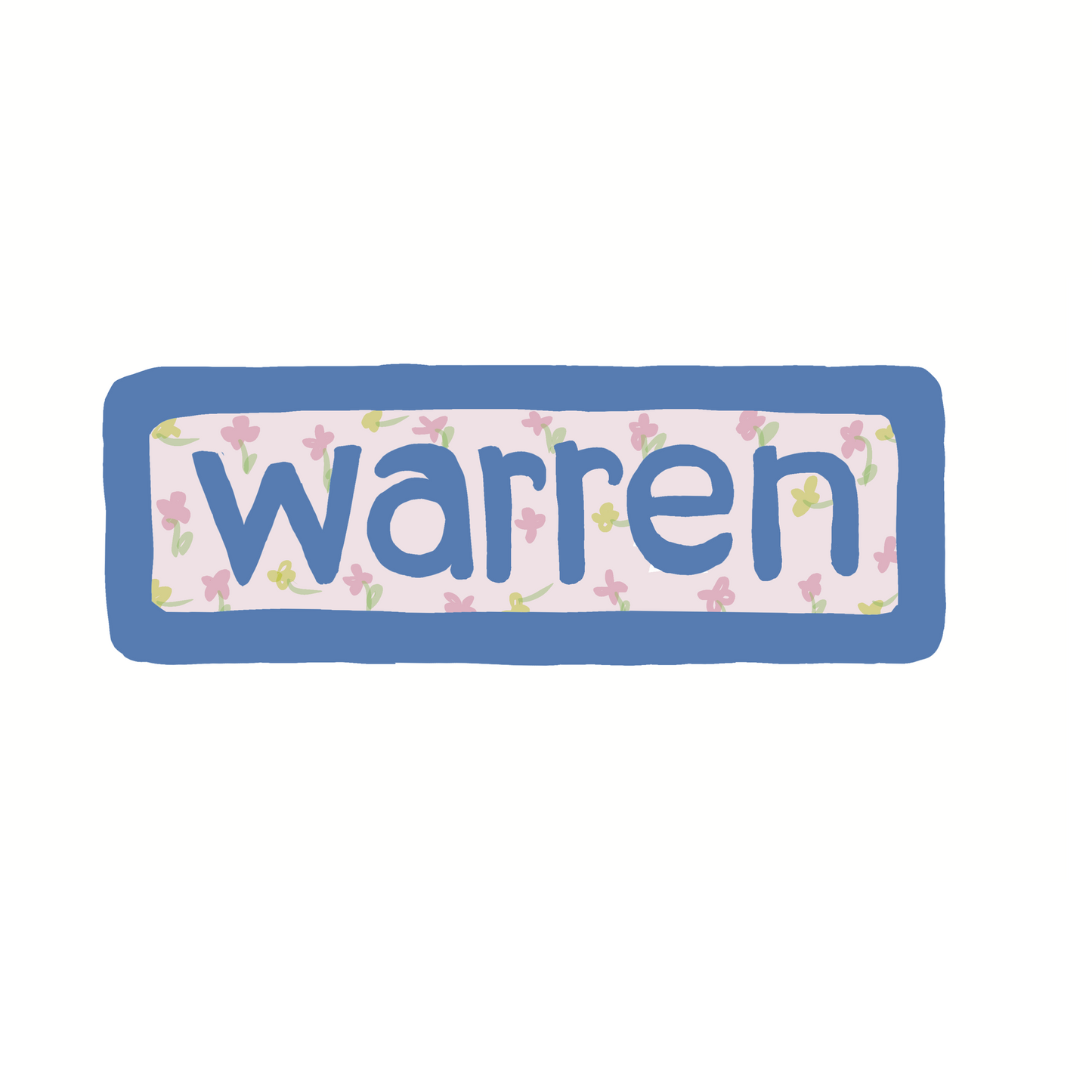 Destination: Warren Vermont - Calico - Sticker or Magnet