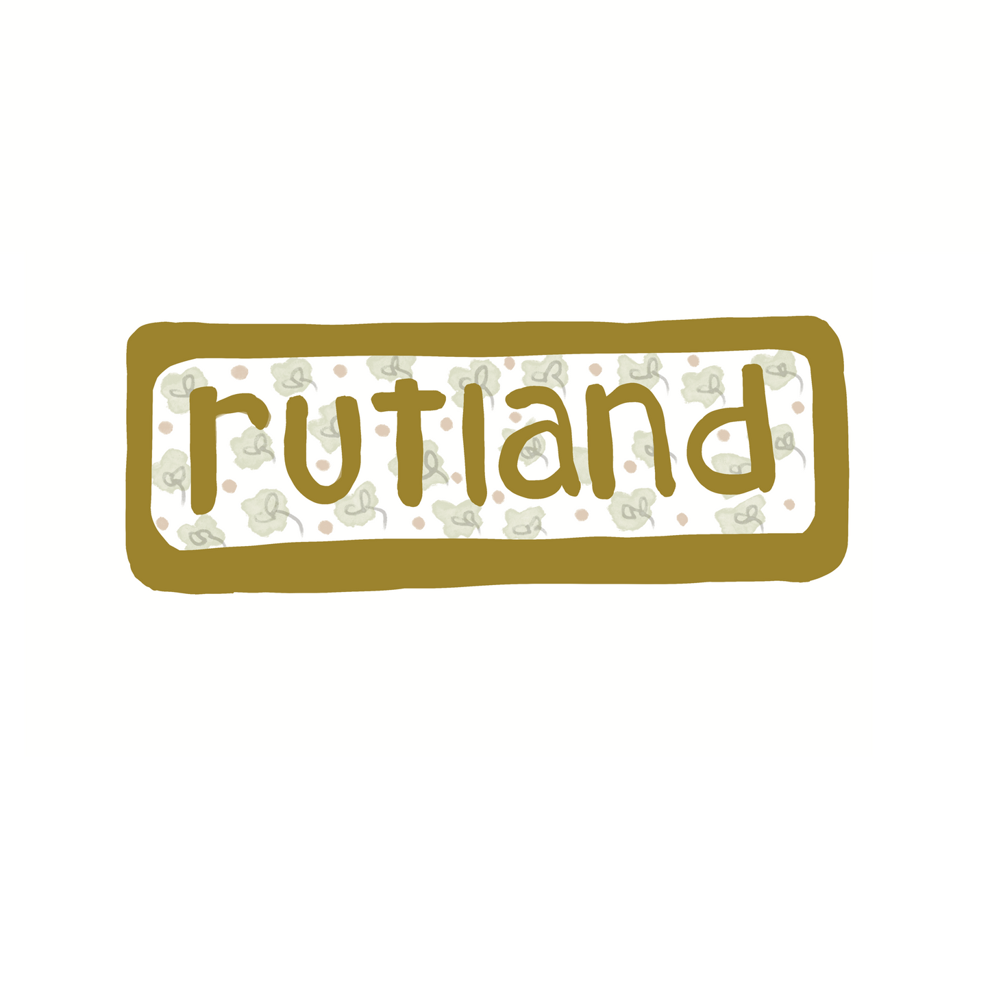 Destination: Rutland Vermont - Calico - Sticker or Magnet
