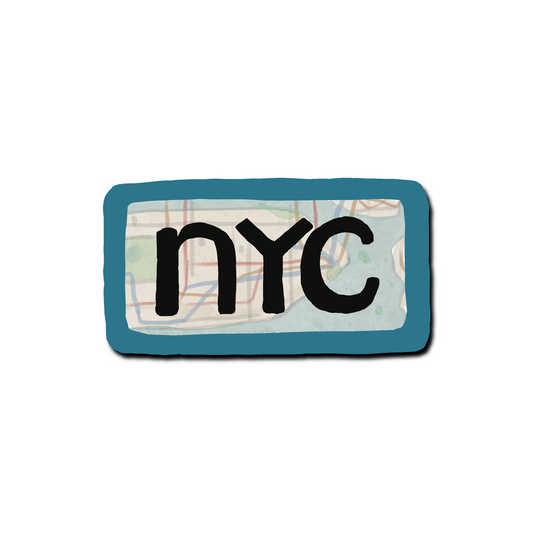 Destination: New York City - Sticker or Magnet