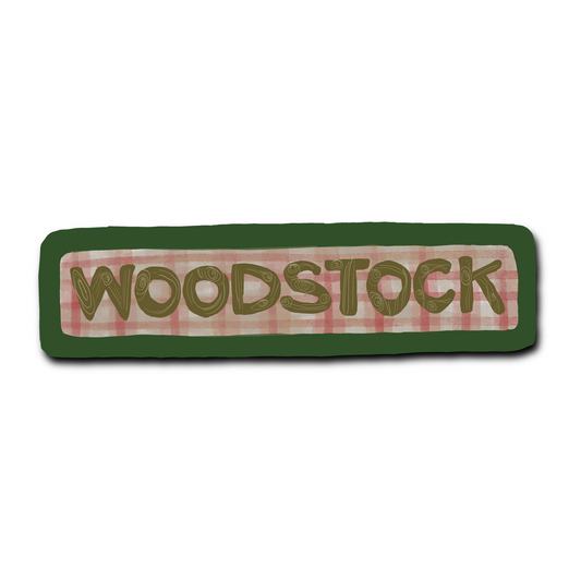 Destination: Woodstock New York - Sticker or Magnet - Vintage Camp