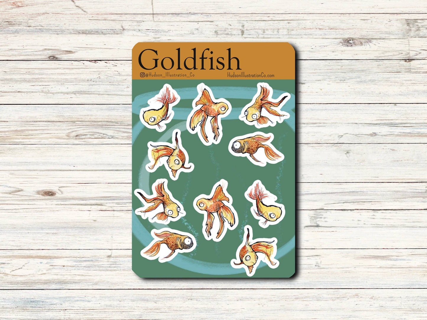 Goldfish Sticker Sheet