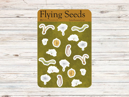 Flying Seeds - Matte Kiss Cut Sticker Sheet