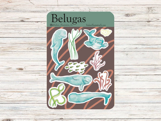 Belugas Sticker Sheet