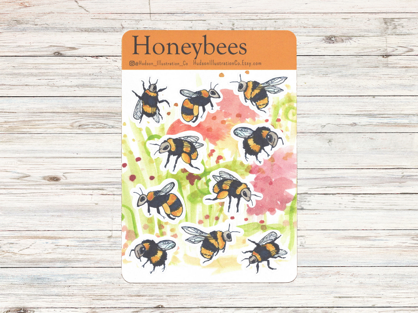 Honeybees Sticker Sheet